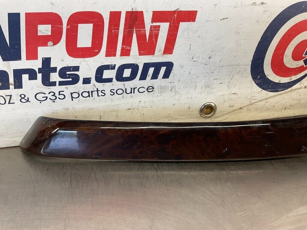 2006 BMW E90 Passenger Right Rear Wood Grain Door Panel Trim Walnut OEM 12BF1EE - On Point Parts Inc