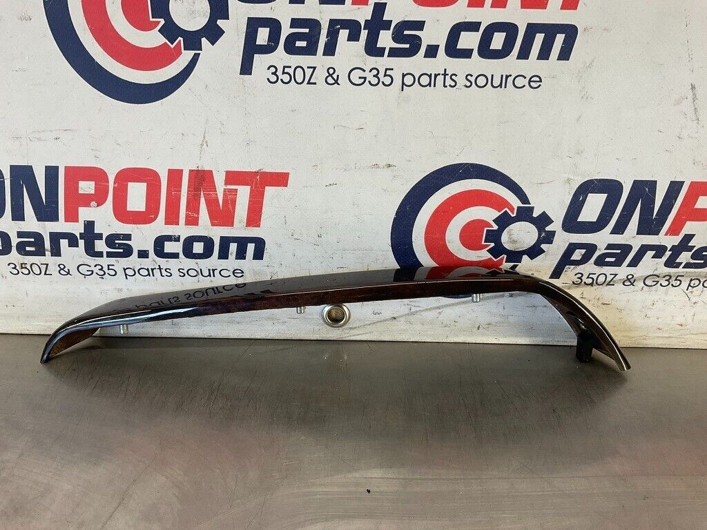 2006 BMW E90 Passenger Right Rear Wood Grain Door Panel Trim Walnut OEM 12BF1EE - On Point Parts Inc
