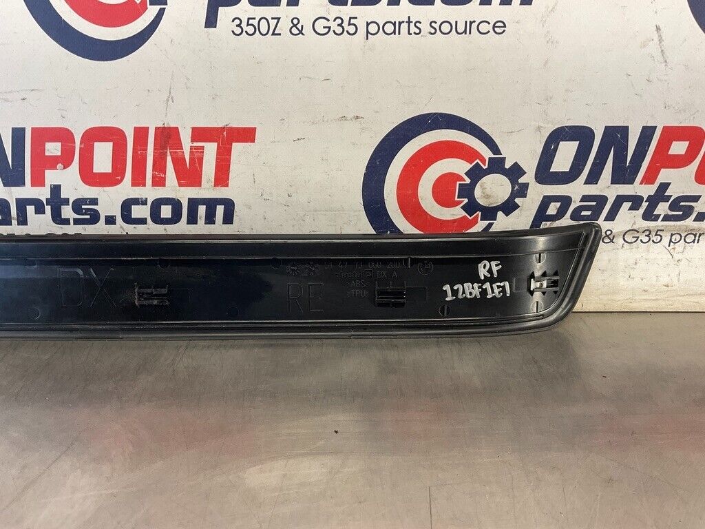 2006 BMW 330i E90 Passenger Right Front Door Threshold Kick Plate OEM 12BF1E7 - On Point Parts Inc