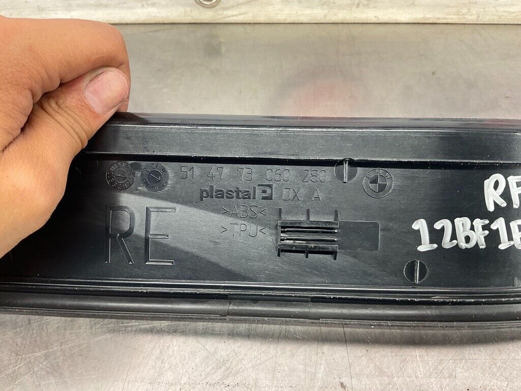 2006 BMW 330i E90 Passenger Right Front Door Threshold Kick Plate OEM 12BF1E7 - On Point Parts Inc