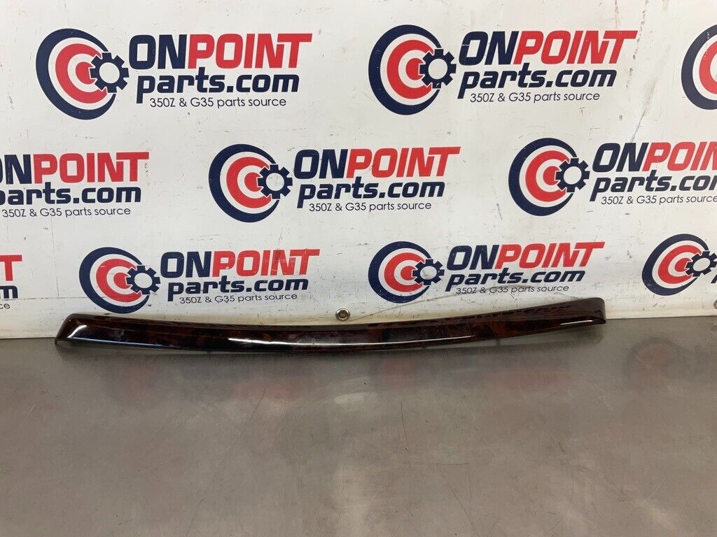 2006 BMW 330i E90 Passenger Right Front Wood Grain Door Panel Trim OEM 12BF1E7 - On Point Parts Inc