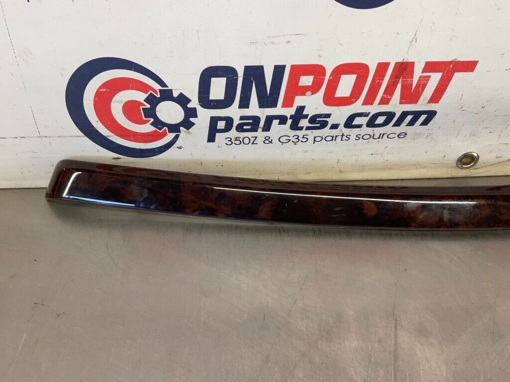 2006 BMW 330i E90 Passenger Right Front Wood Grain Door Panel Trim OEM 12BF1E7 - On Point Parts Inc