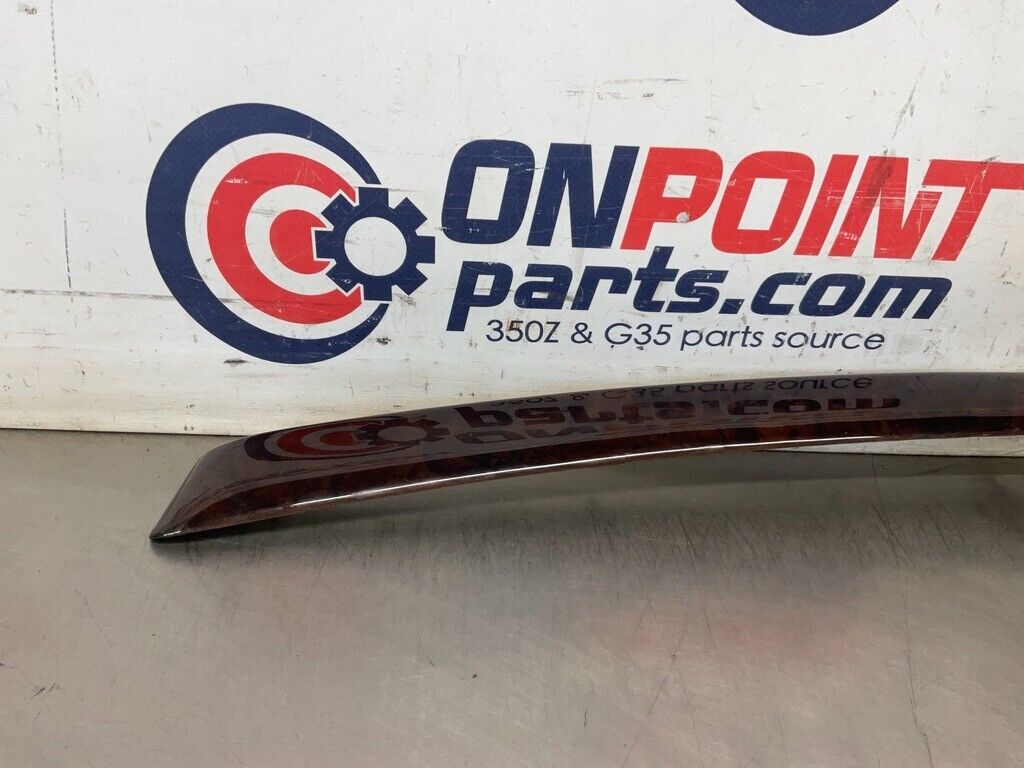 2006 BMW 330i E90 Passenger Right Front Wood Grain Door Panel Trim OEM 12BF1E7 - On Point Parts Inc