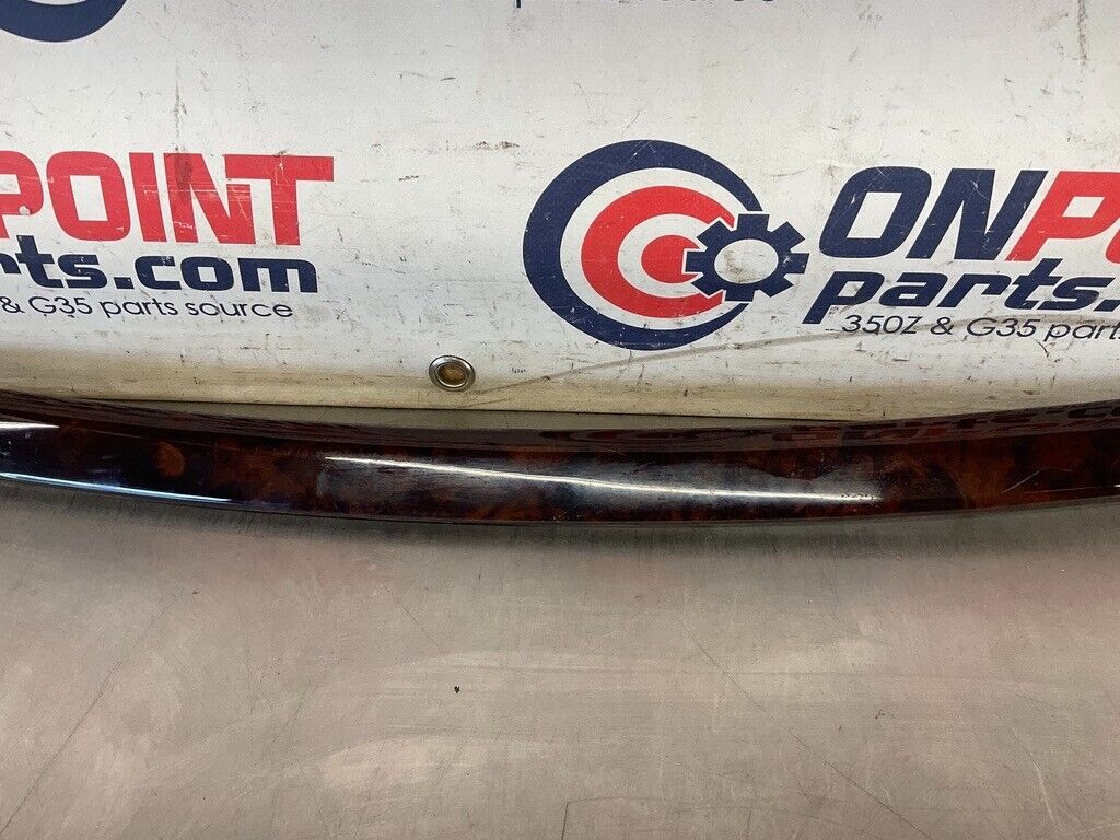 2006 BMW 330i E90 Passenger Right Front Wood Grain Door Panel Trim OEM 12BF1E7 - On Point Parts Inc