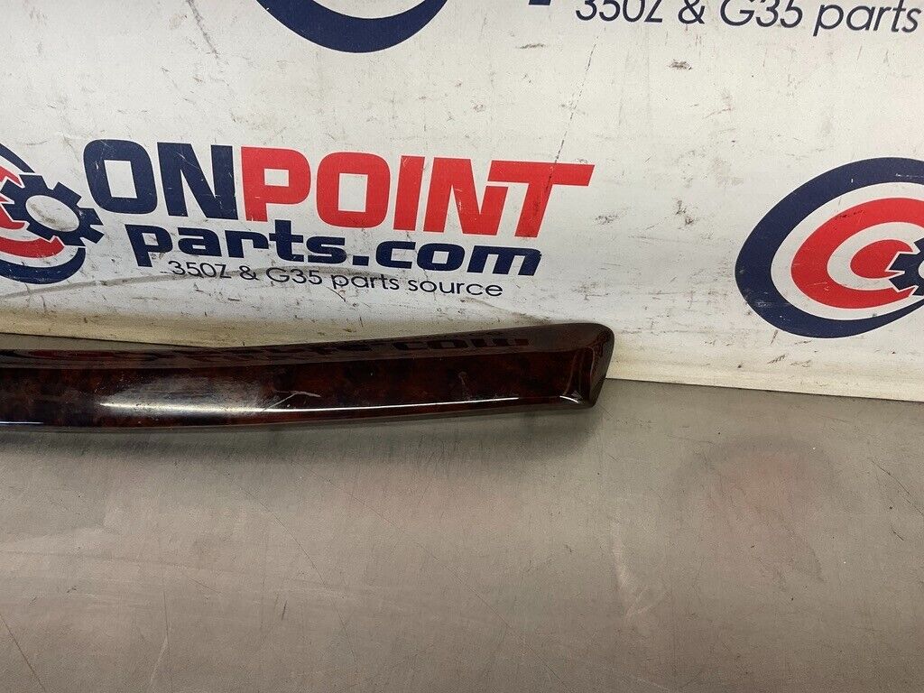 2006 BMW 330i E90 Passenger Right Front Wood Grain Door Panel Trim OEM 12BF1E7 - On Point Parts Inc