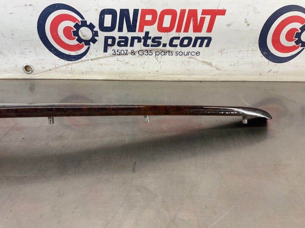 2006 BMW 330i E90 Passenger Right Front Wood Grain Door Panel Trim OEM 12BF1E7 - On Point Parts Inc
