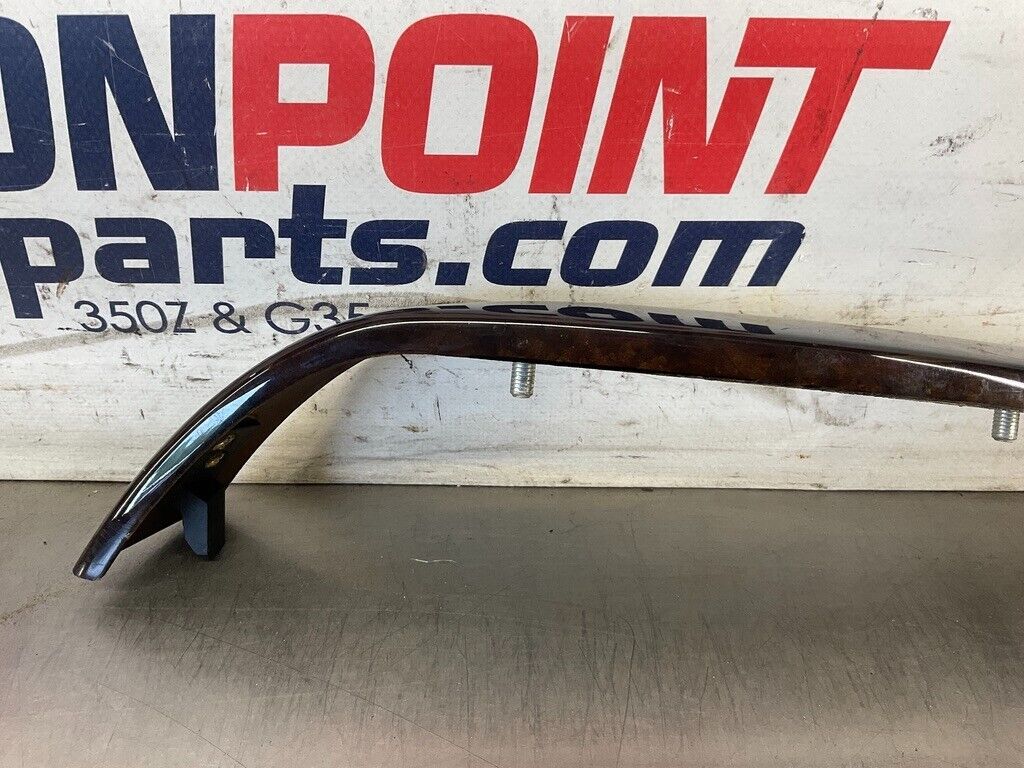 2006 BMW 330i E90 Sedan Driver Left Rear Wood Door Panel Trim OEM 12BF1EA - On Point Parts Inc