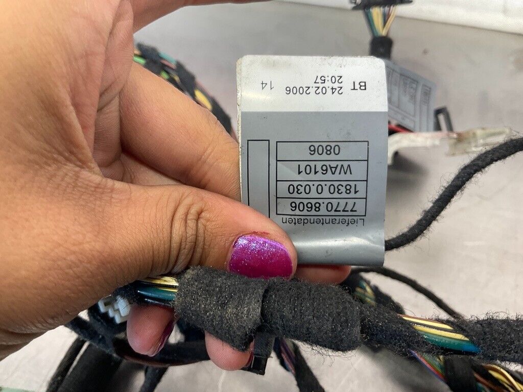 2006 BMW 330i E90 Driver Left Front Door Wiring Harness OEM 12BF1EA - On Point Parts Inc