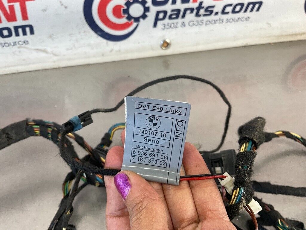 2006 BMW 330i E90 Driver Left Front Door Wiring Harness OEM 12BF1EA - On Point Parts Inc
