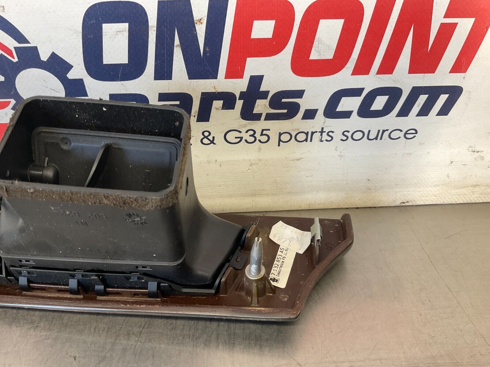 2006 BMW 330i E90 Driver Left Wood Grain Dash Vent OEM 12BF1EA - On Point Parts Inc