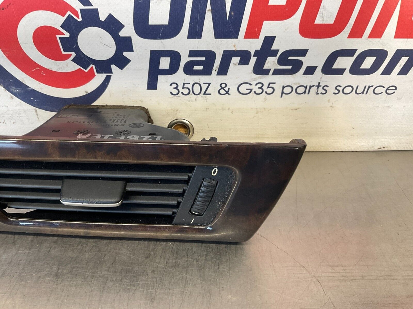 2006 BMW 330i E90 Driver Left Wood Grain Dash Vent OEM 12BF1EA - On Point Parts Inc