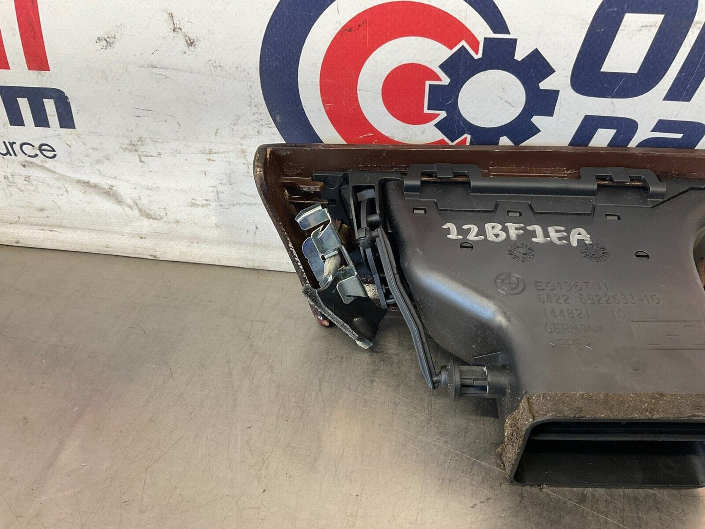 2006 BMW 330i E90 Driver Left Wood Grain Dash Vent OEM 12BF1EA - On Point Parts Inc