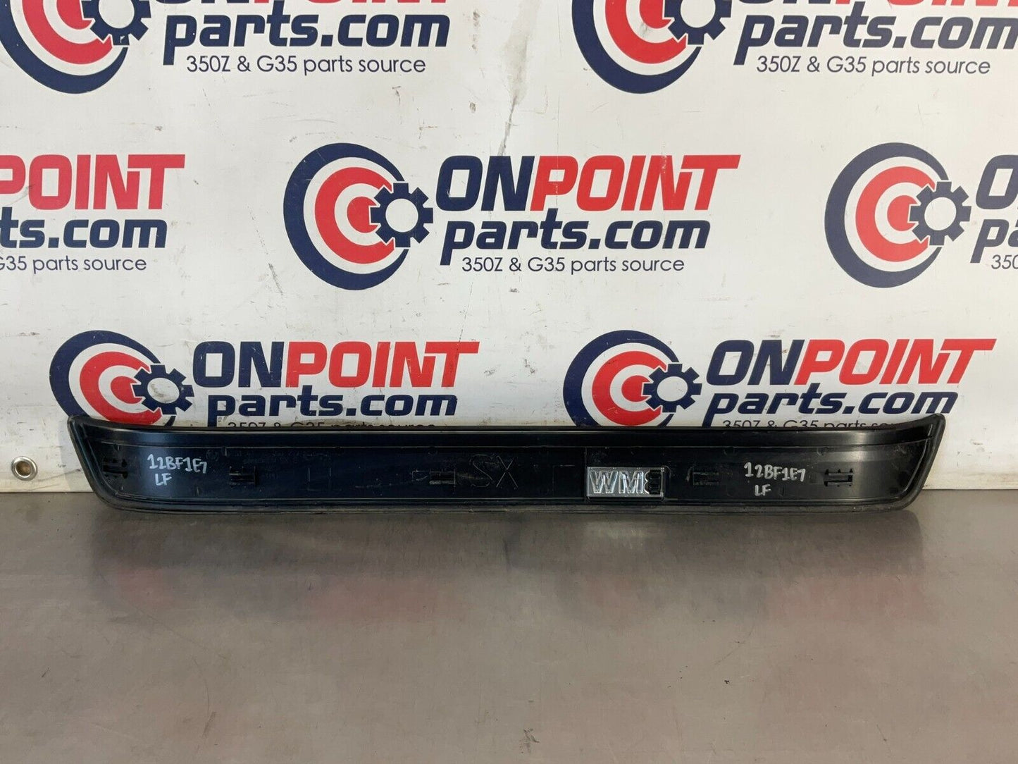 2006 BMW 330i E90 Sedan Driver Left Front Door Threshold Kick Plate OEM 12BF1E7 - On Point Parts Inc