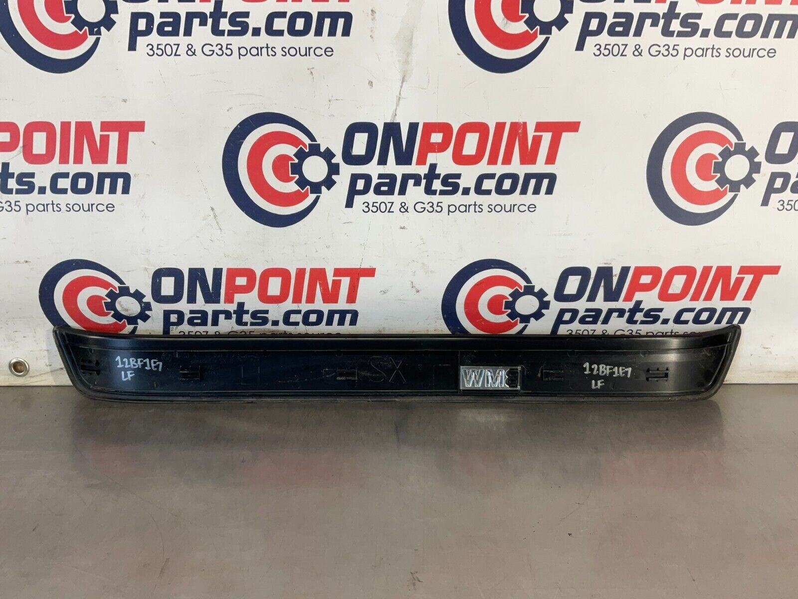 2006 BMW 330i E90 Sedan Driver Left Front Door Threshold Kick Plate OEM 12BF1E7 - On Point Parts Inc
