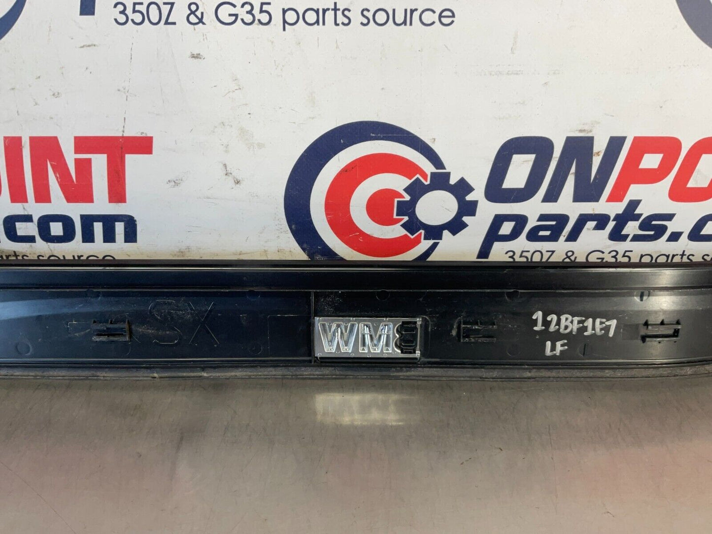 2006 BMW 330i E90 Sedan Driver Left Front Door Threshold Kick Plate OEM 12BF1E7 - On Point Parts Inc