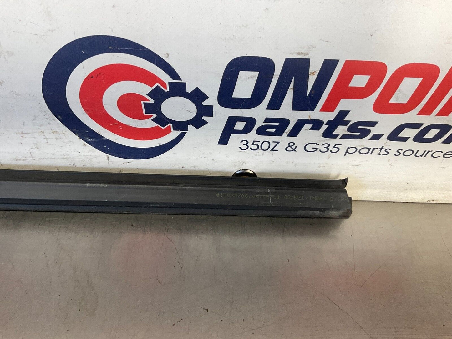 2006 BMW 330i E90 Sedan Driver Left Front Window Weatherstrip OEM 12BF1E7 - On Point Parts Inc