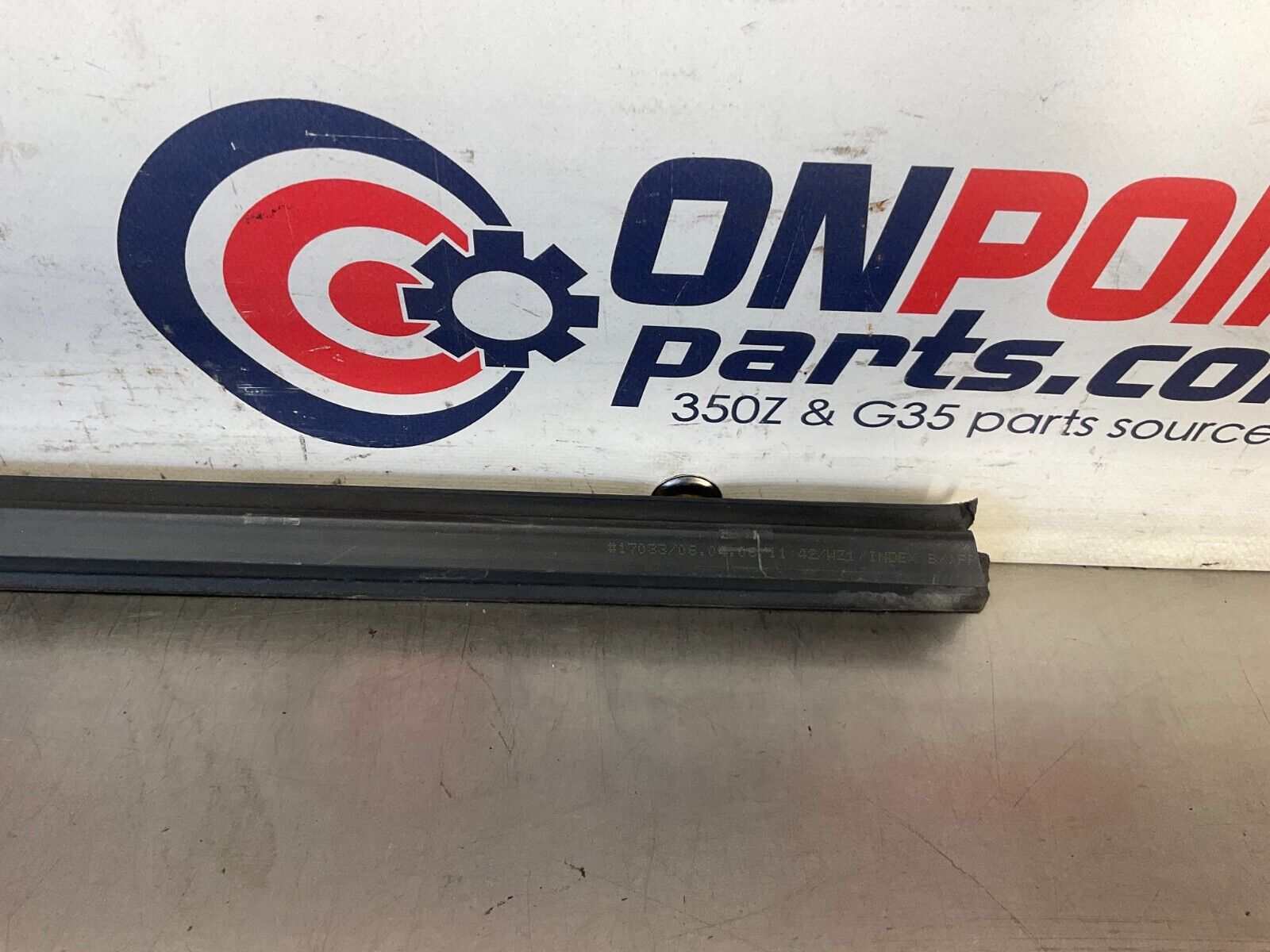 2006 BMW 330i E90 Sedan Driver Left Front Window Weatherstrip OEM 12BF1E7 - On Point Parts Inc
