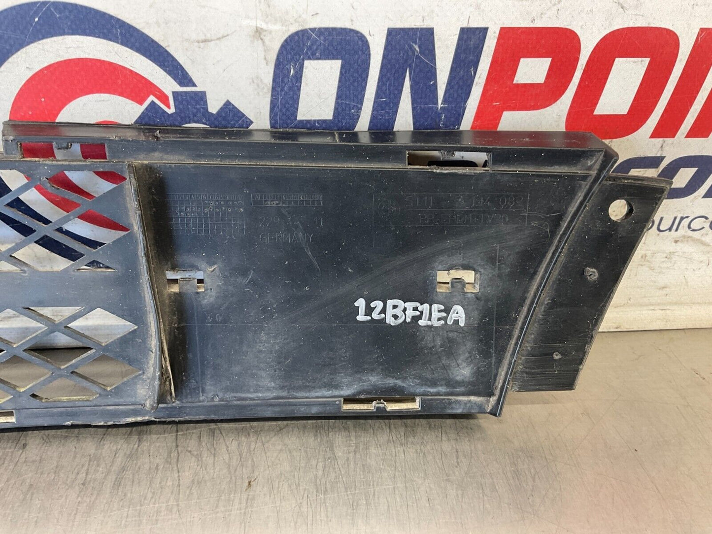 2006 BMW 330i E90 Driver Left Front Bumper Lower Grille Insert OEM 12BF1EA - On Point Parts Inc