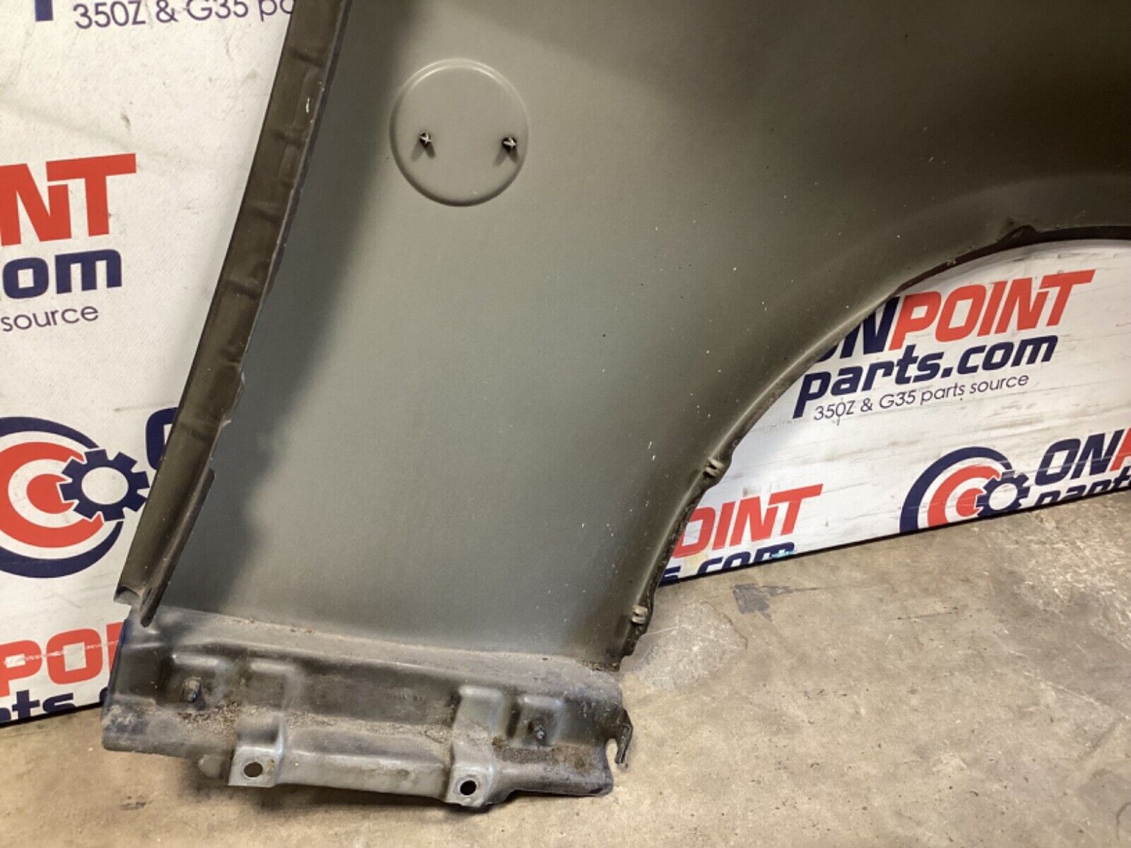 2007 Nissan Z33 350Z Driver Left Front Fender with Emblem OEM 21BGKE5 - On Point Parts Inc