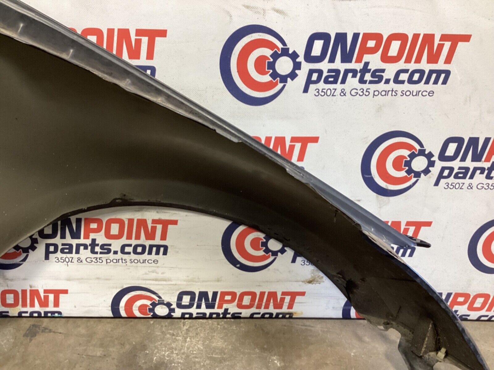 2007 Nissan Z33 350Z Driver Left Front Fender with Emblem OEM 21BGKE5 - On Point Parts Inc