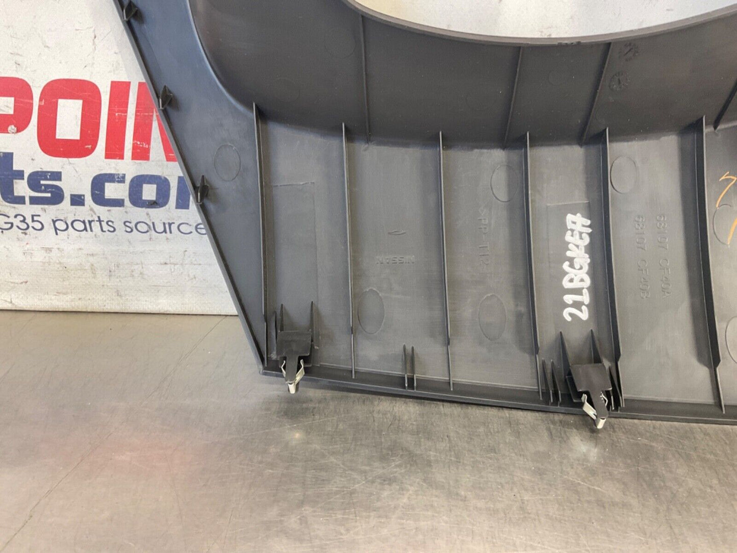 2007 Nissan Z33 350Z Driver Left Upper Dash Trim 68106 OEM 21BGKEA - On Point Parts Inc