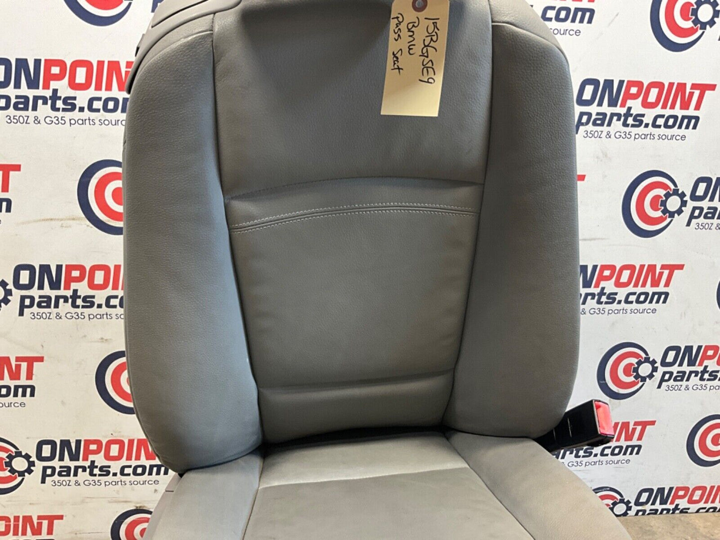 2009 BMW E92 335i Passenger Right Front Power Leather Heated Seat OEM 15BGSE9 - On Point Parts Inc