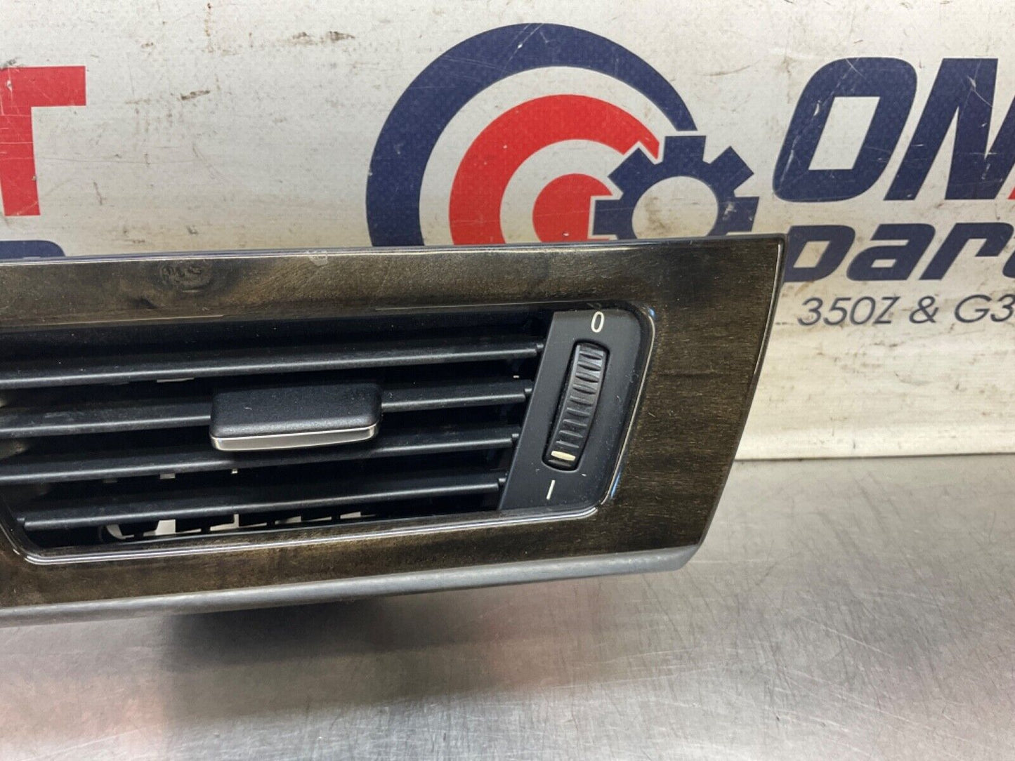 2009 BMW E92 335i Driver Left Gray Poplar Wood Grain Dash Vent OEM 15BGSEA - On Point Parts Inc