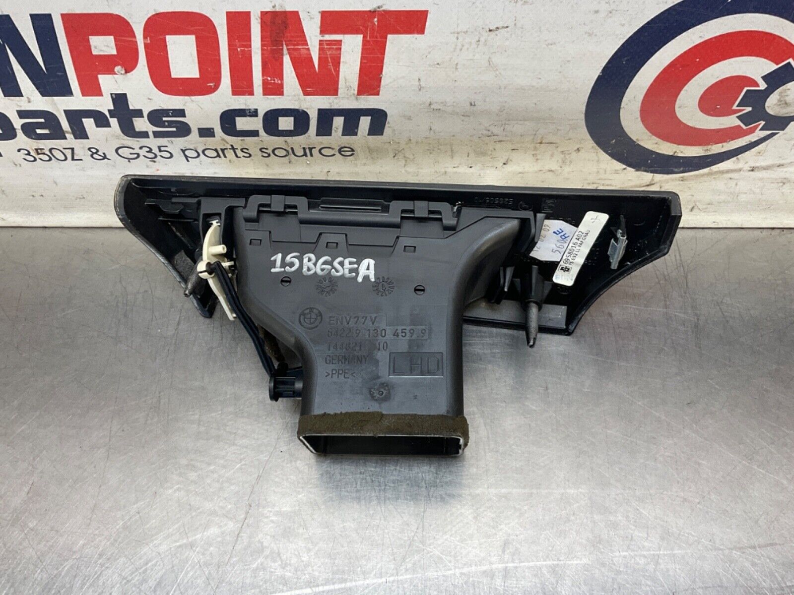 2009 BMW E92 335i Driver Left Gray Poplar Wood Grain Dash Vent OEM 15BGSEA - On Point Parts Inc