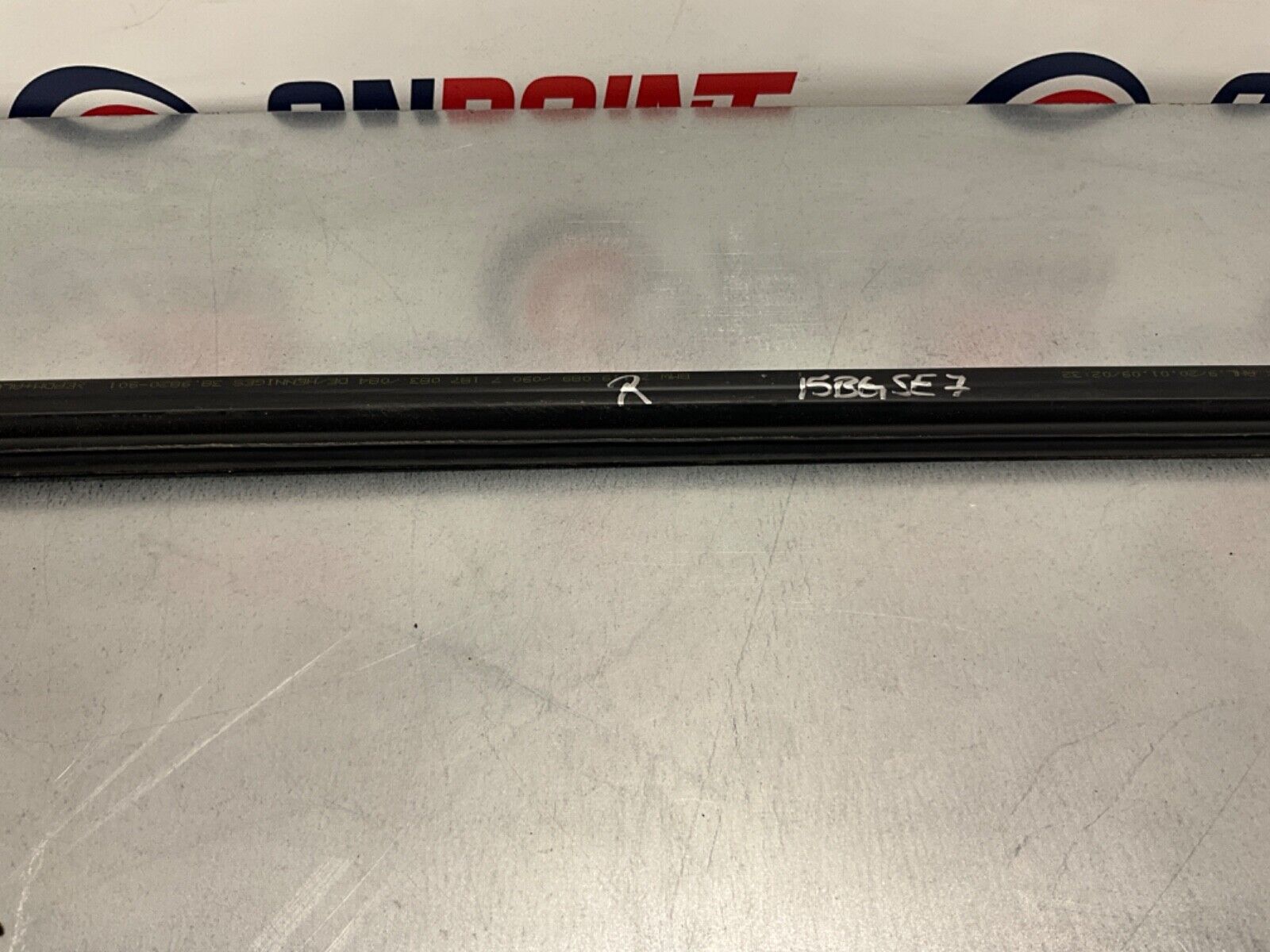 2009 BMW E92 335i Passenger Right Interior Window Weatherstip OEM 15BGSE7 - On Point Parts Inc
