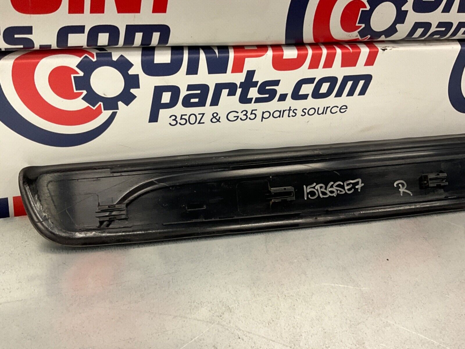 2009 BMW E92 335i Coupe Passenger Right Door Sill Kick Plate Trim OEM 15BGSE7 - On Point Parts Inc