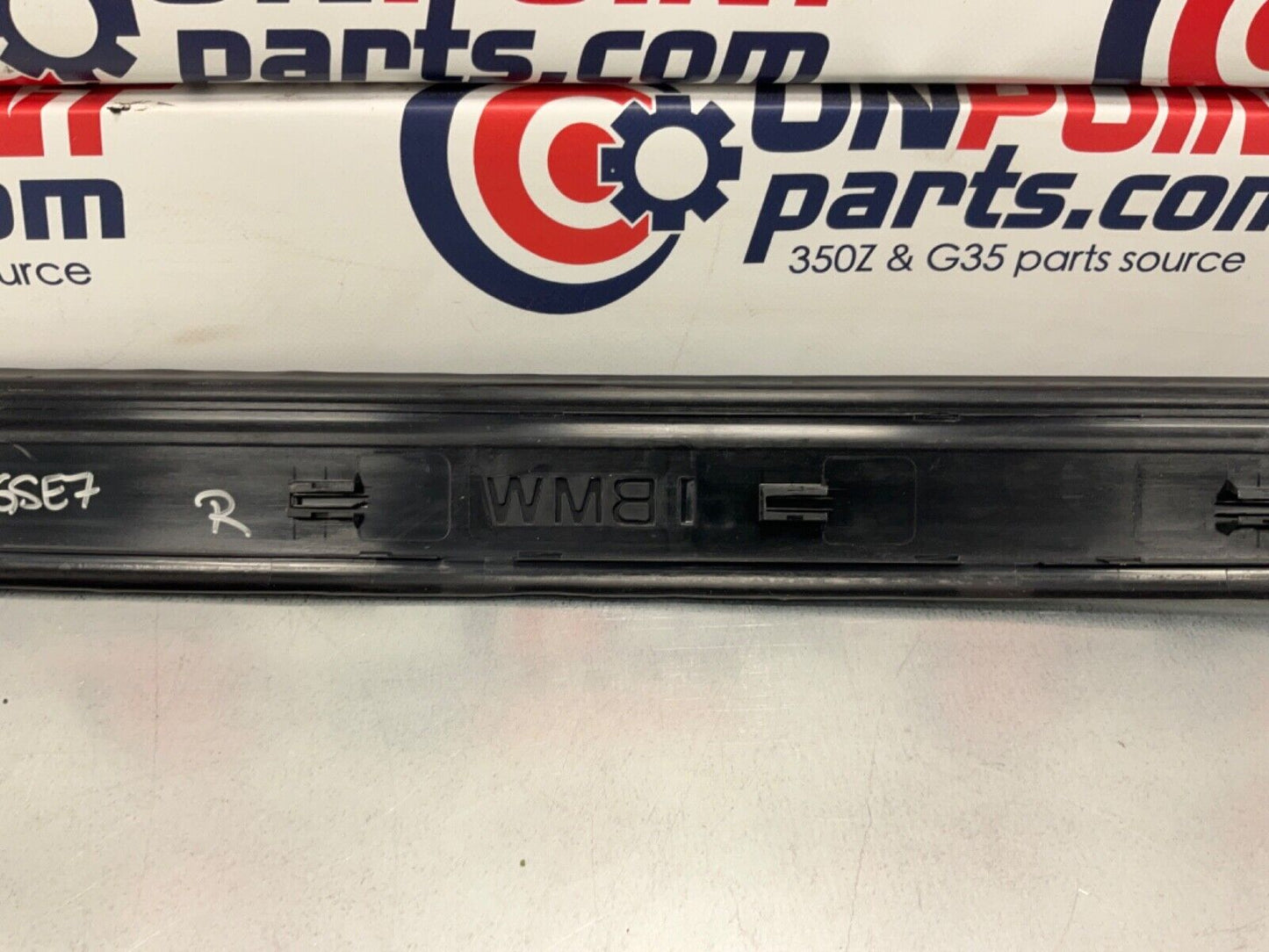 2009 BMW E92 335i Coupe Passenger Right Door Sill Kick Plate Trim OEM 15BGSE7 - On Point Parts Inc