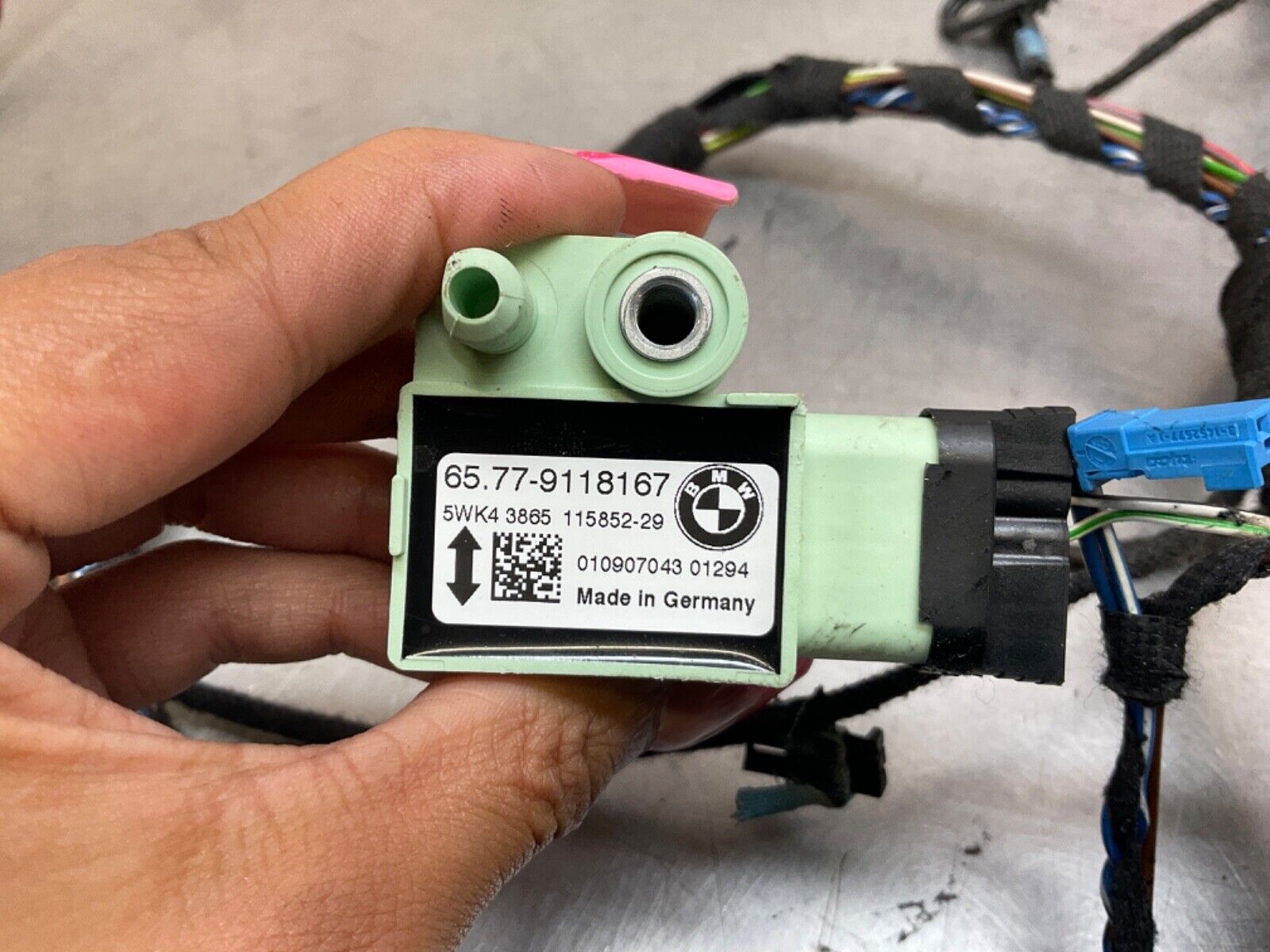 2009 BMW E92 335i Driver Left Front Door Wiring Harness  OEM 15BGSEA - On Point Parts Inc