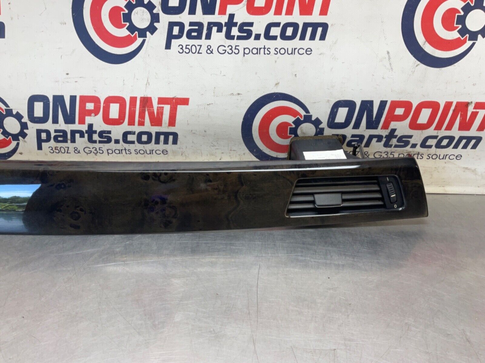 2009 BMW E92 335i Gray Poplar Grain Dash Trim with Switches Vents OEM 15BGSE8 - On Point Parts Inc