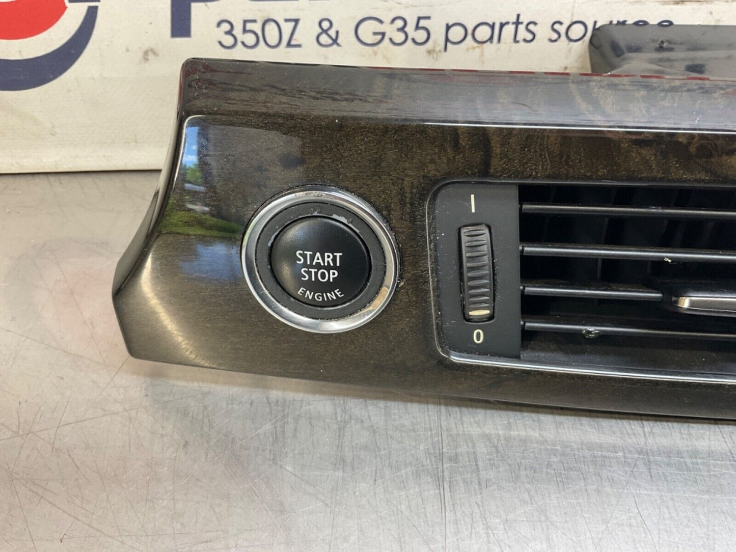 2009 BMW E92 335i Gray Poplar Grain Dash Trim with Switches Vents OEM 15BGSE8 - On Point Parts Inc