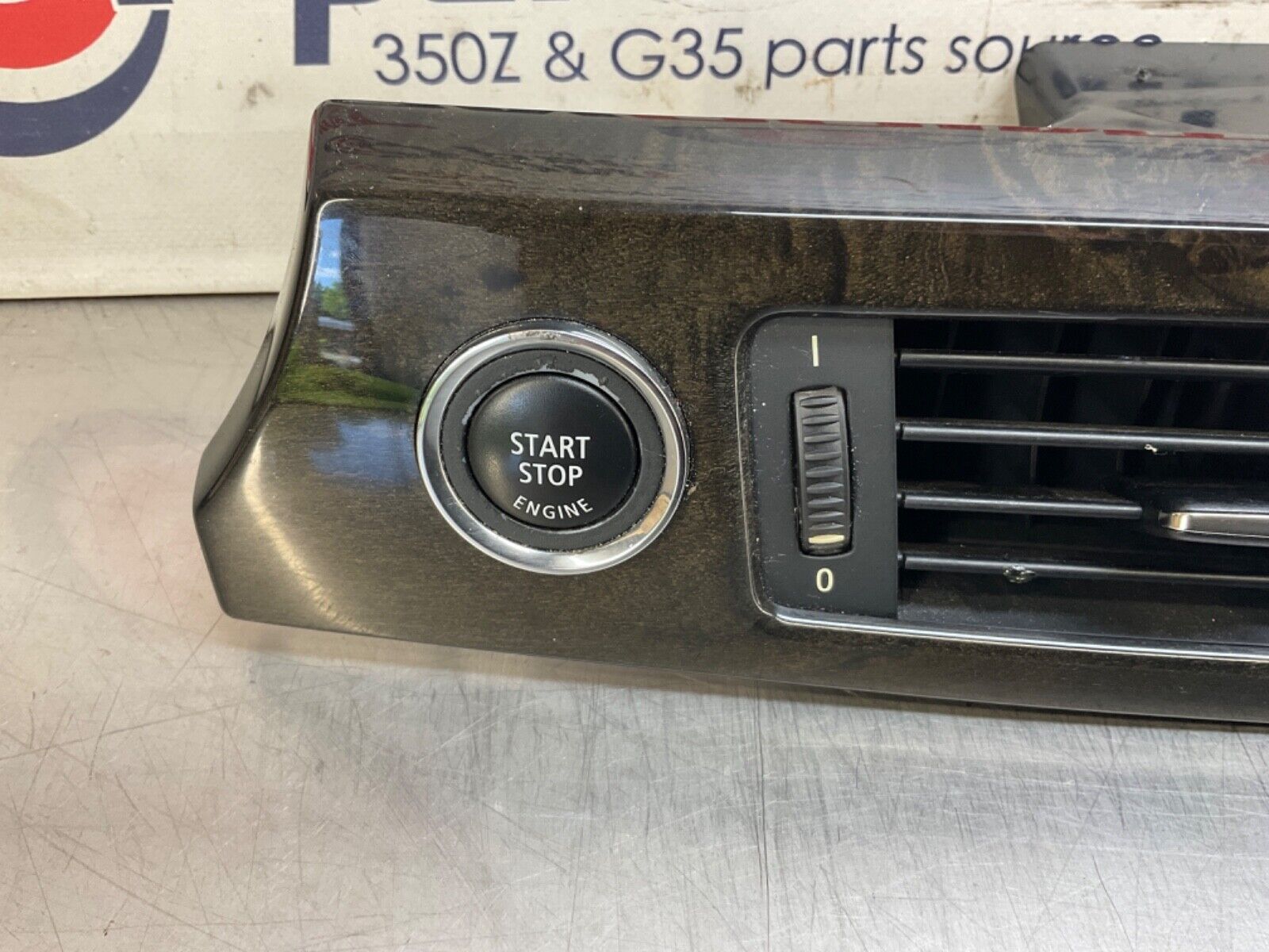 2009 BMW E92 335i Gray Poplar Grain Dash Trim with Switches Vents OEM 15BGSE8 - On Point Parts Inc