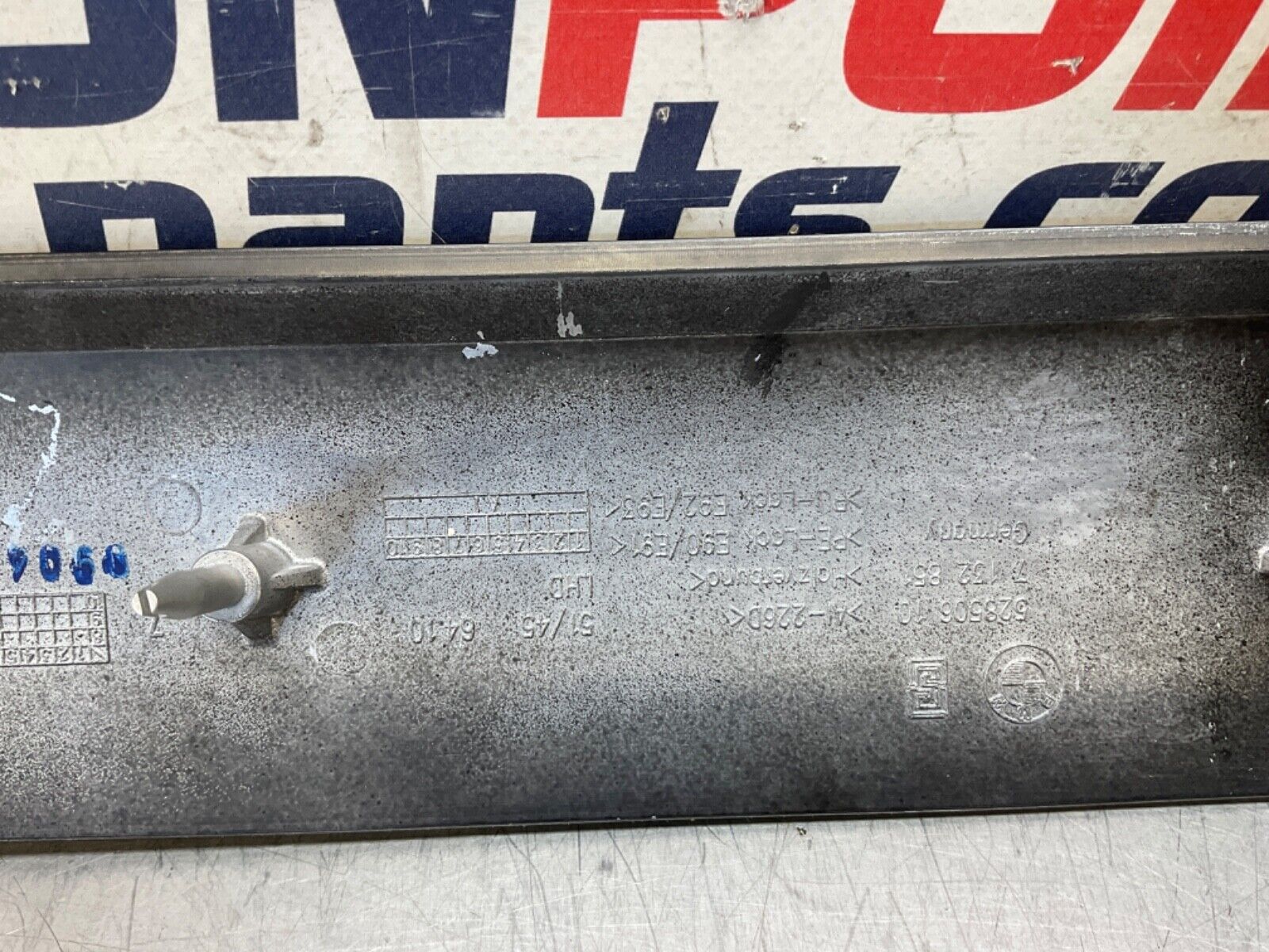 2009 BMW E92 335i Gray Poplar Grain Dash Trim with Switches Vents OEM 15BGSE8 - On Point Parts Inc