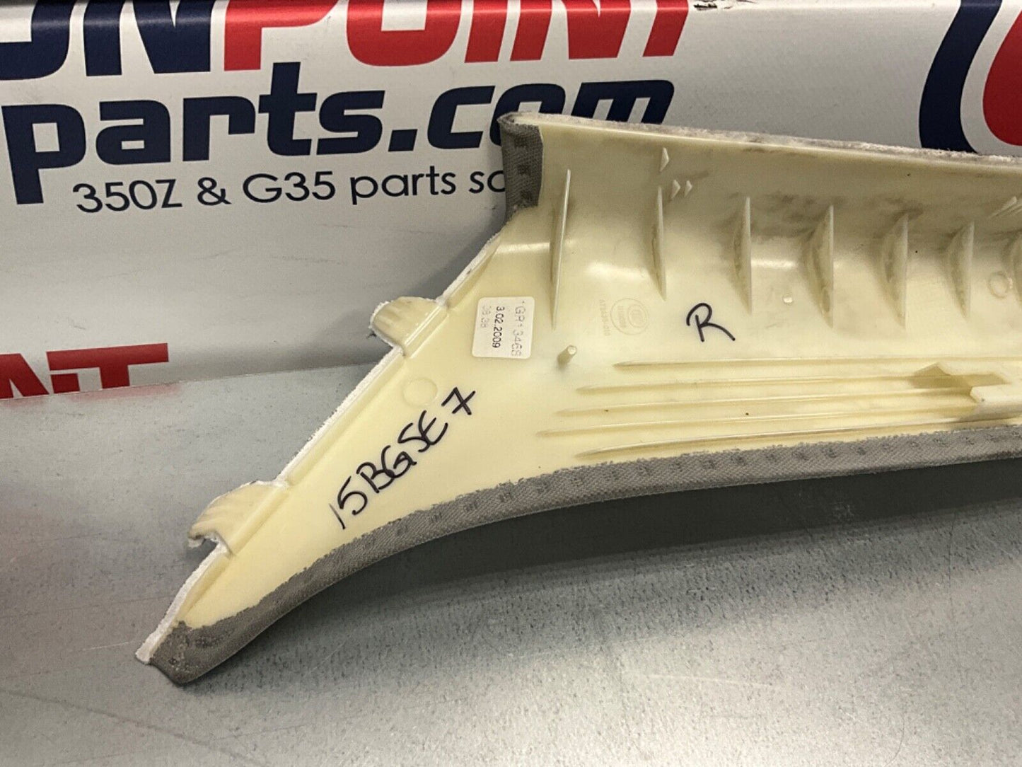 2009 BMW E92 335i Coupe Passenger Right Front Interior A Pillar Trim OEM 15BGSE7 - On Point Parts Inc