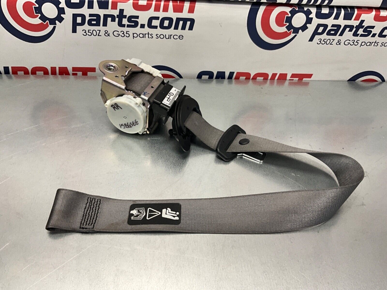 2009 BMW E92 335i Passenger Right Rear Seatbelt Assembly OEM 15BGSEE - On Point Parts Inc