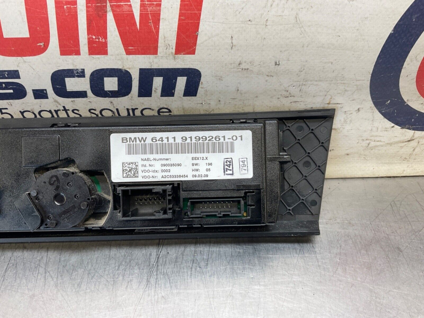 2009 BMW E92 335i AC Climate Control Switches OEM 15BGSEC - On Point Parts Inc