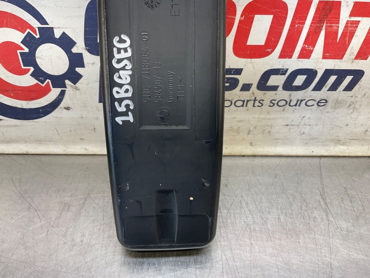 2009 BMW E92 335i Front Center Console Rubber Mat Insert OEM 15BGSEC - On Point Parts Inc