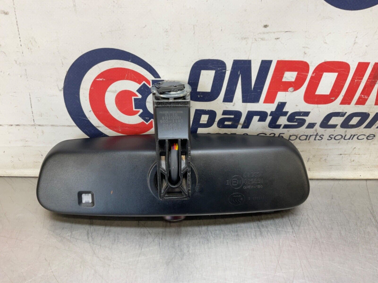 2009 BMW E92 335i Rear View Mirror with Compass and Home Link OEM 15BGSEC - On Point Parts Inc