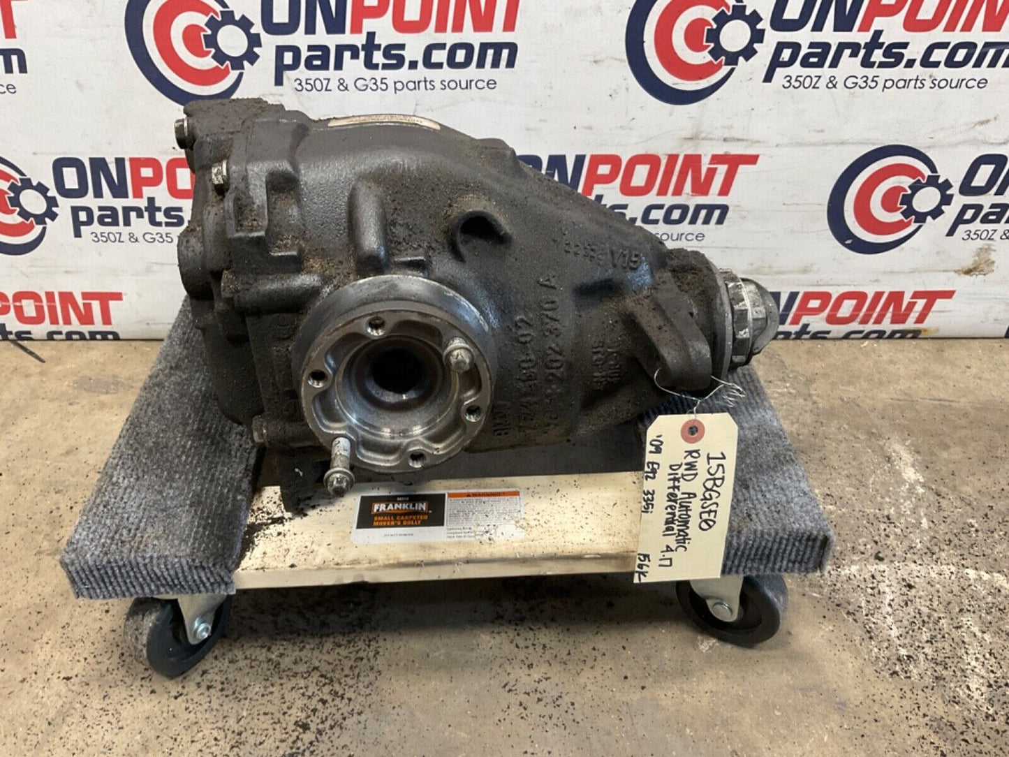2009 BMW E92 335i RWD Automatic Differential 4.17 156k OEM 15BGSE0 - On Point Parts Inc