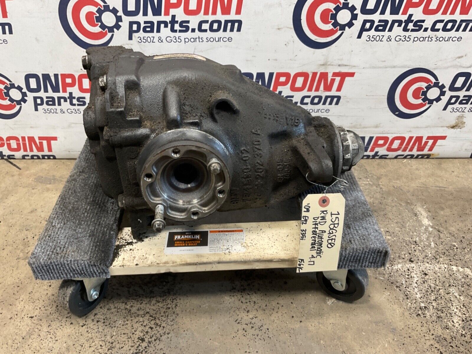 2009 BMW E92 335i RWD Automatic Differential 4.17 156k OEM 15BGSE0 - On Point Parts Inc