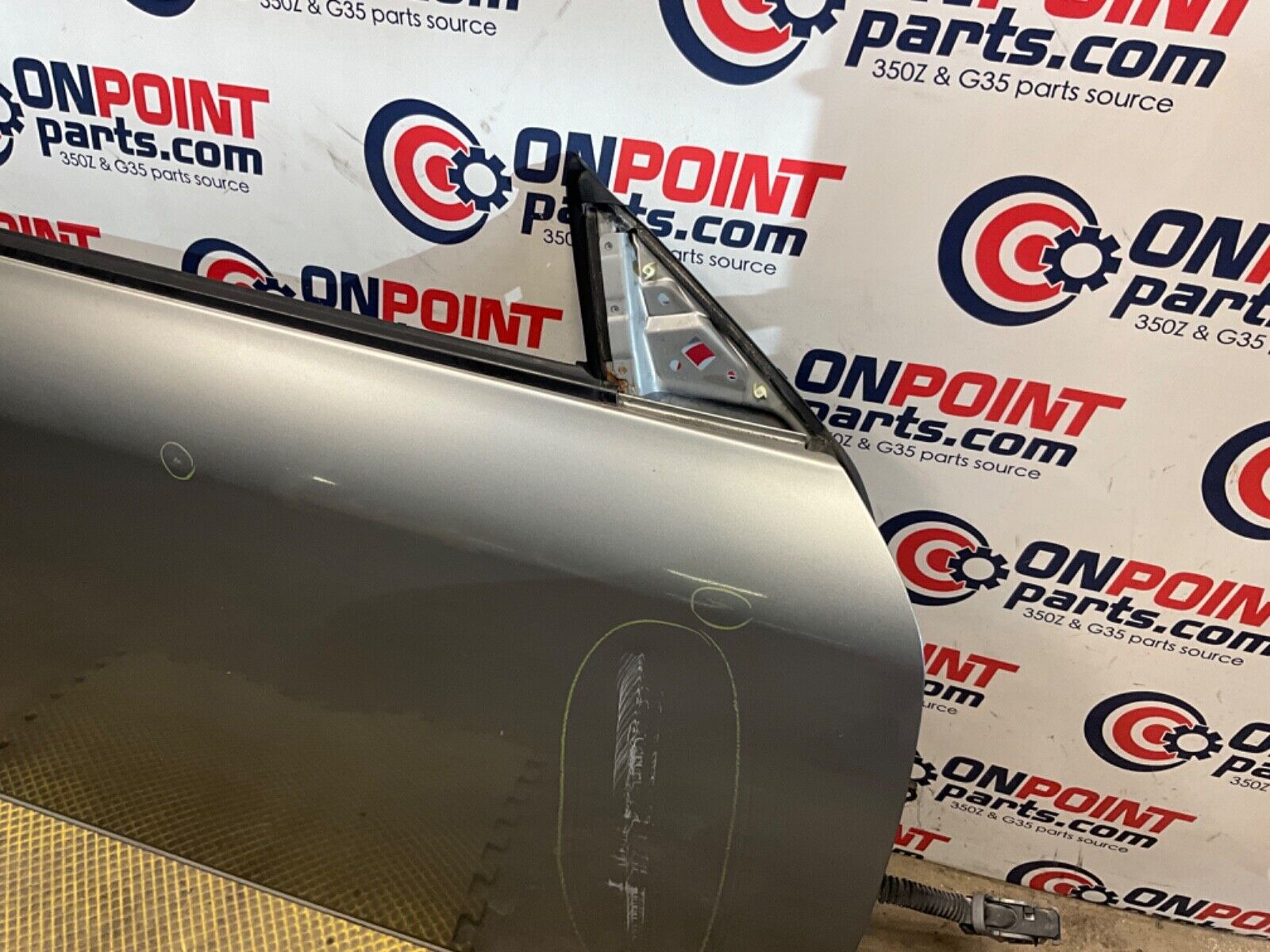 2007 Infiniti V35 G35 Coupe Passenger Right Front Door Shell OEM 11BGYE1 - On Point Parts Inc