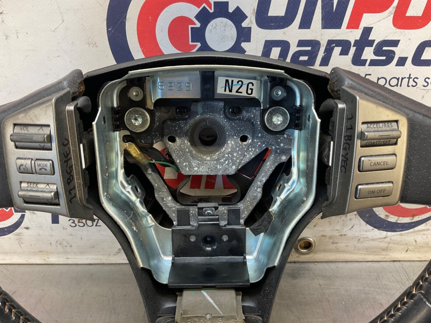 2007 Infiniti V35 G35 Complete Steering Wheel OEM 11BGYEC - On Point Parts Inc