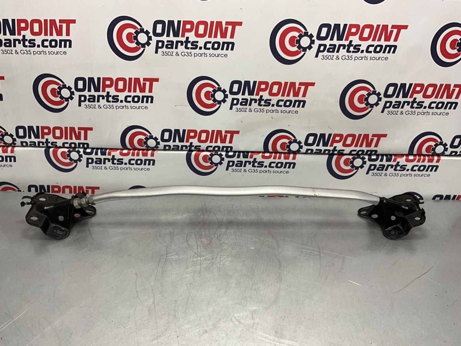2005 Nissan Z33 350Z Front Upper Strut Tower Brace Bar Assembly OEM 24BHQE3 - On Point Parts Inc