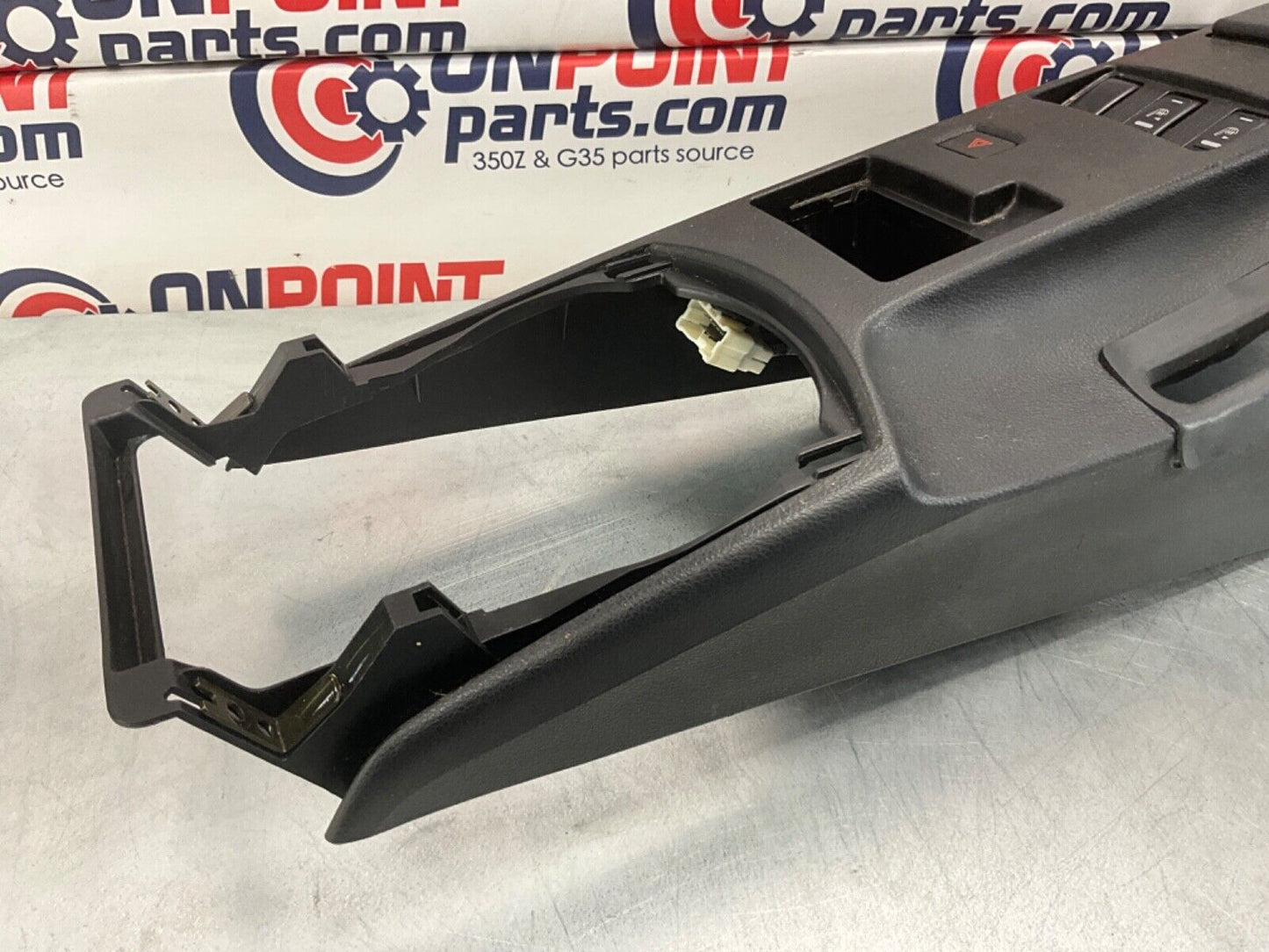 2005 Nissan Z33 350Z Manual Center Console Heated Seat Hazard Switch OEM 24BHQE - On Point Parts Inc