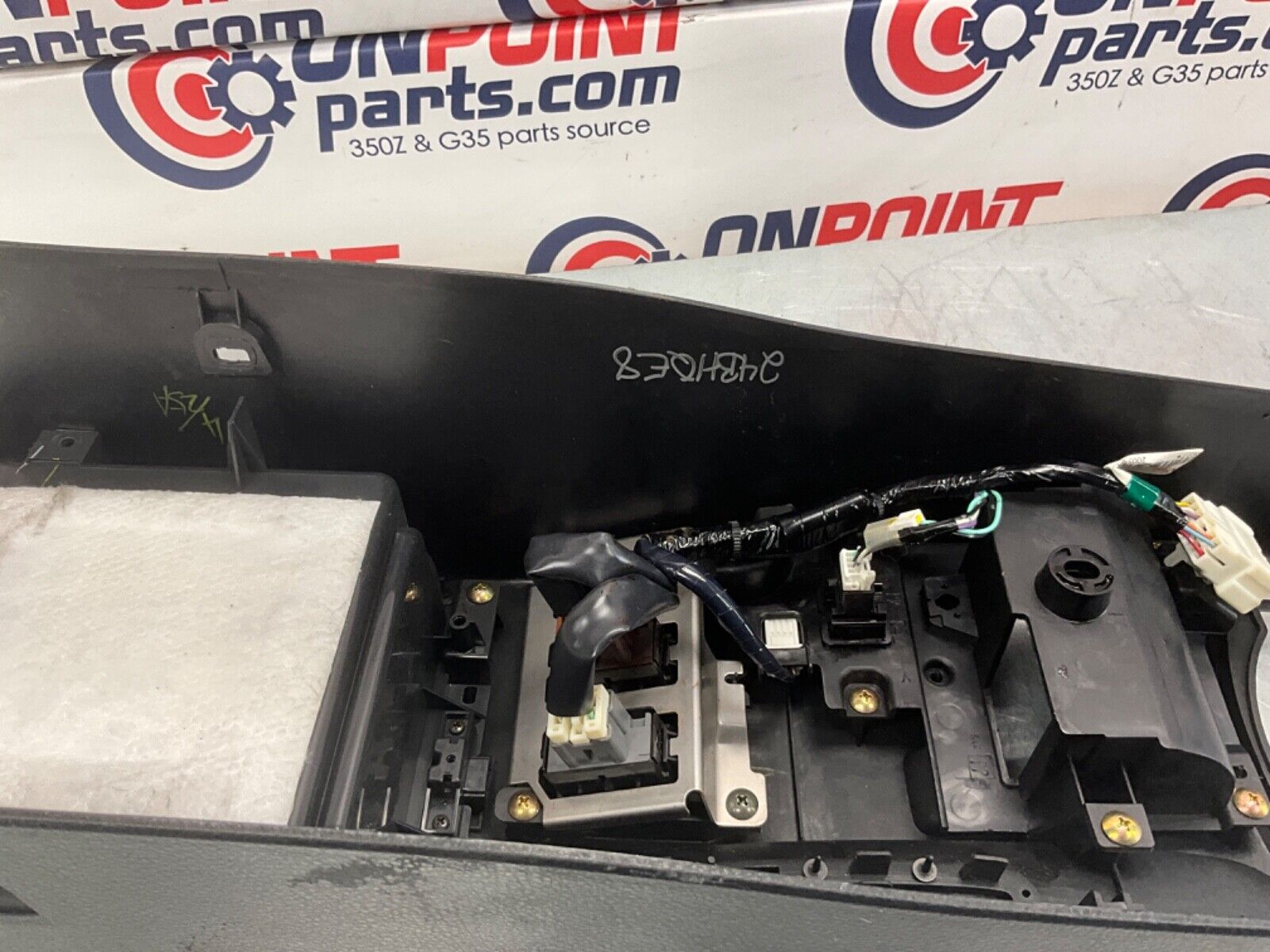 2005 Nissan Z33 350Z Manual Center Console Heated Seat Hazard Switch OEM 24BHQE - On Point Parts Inc
