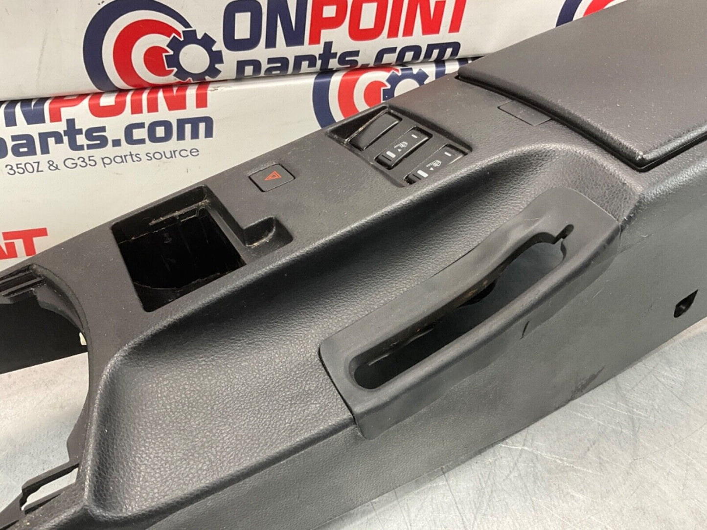 2005 Nissan Z33 350Z Manual Center Console Heated Seat Hazard Switch OEM 24BHQE - On Point Parts Inc