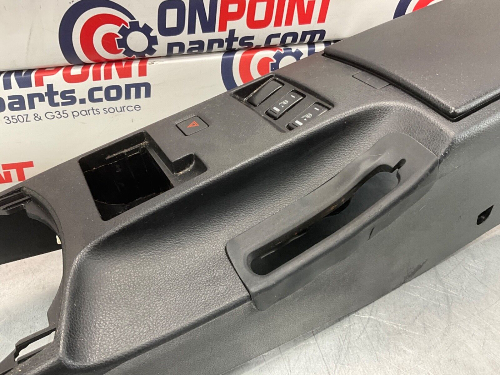 2005 Nissan Z33 350Z Manual Center Console Heated Seat Hazard Switch OEM 24BHQE - On Point Parts Inc